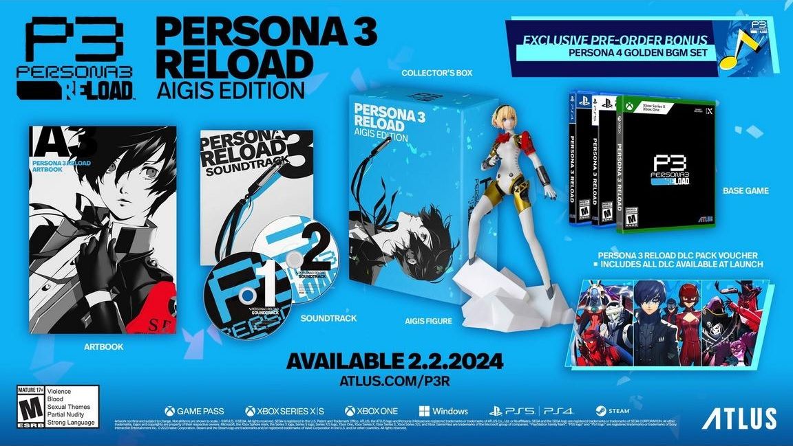 Persona 3 Reload Aigis Edition Locked in for February