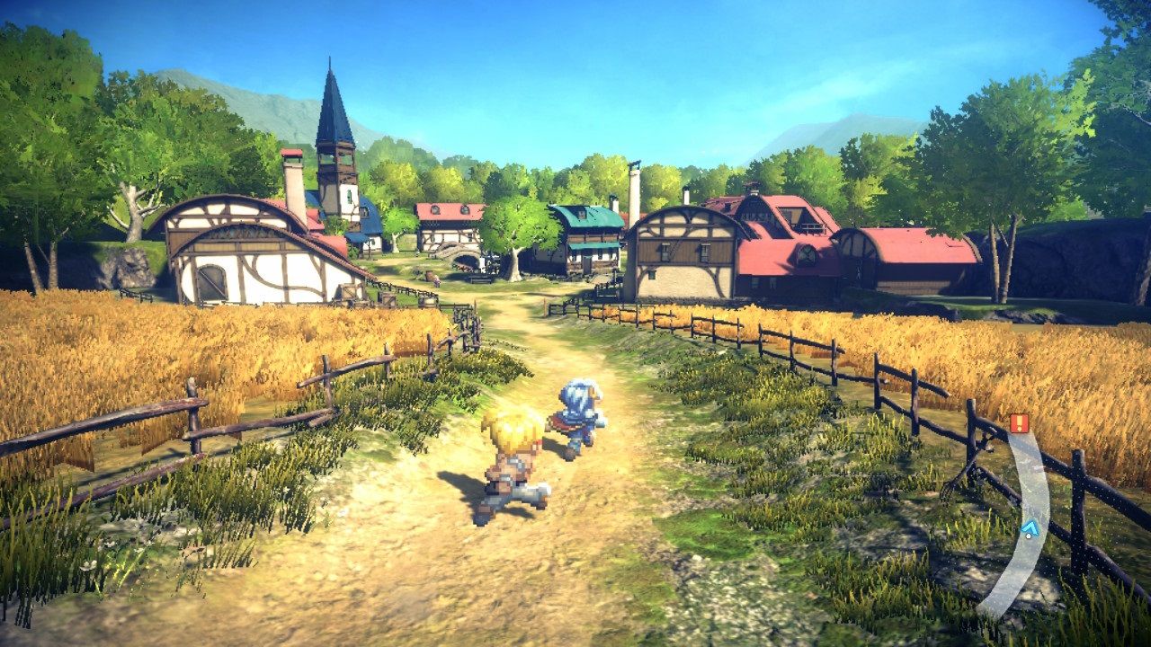 Star Ocean: The Second Story R town screenshot.