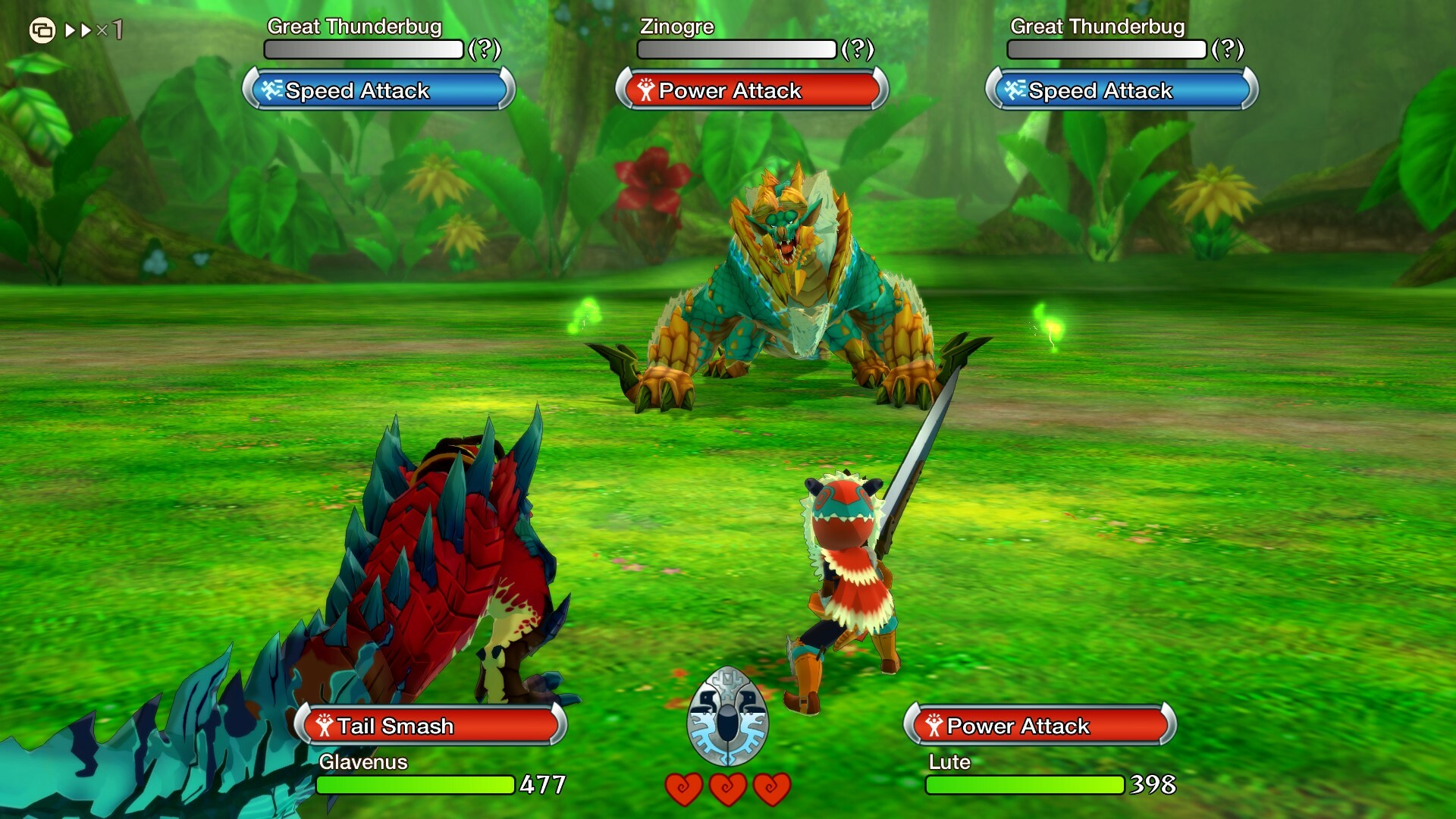 Monster Hunter Stories battle combat 
