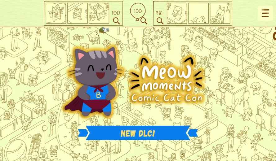 Meow Moments: Comic Cat Con DLC ya está disponible en Steam