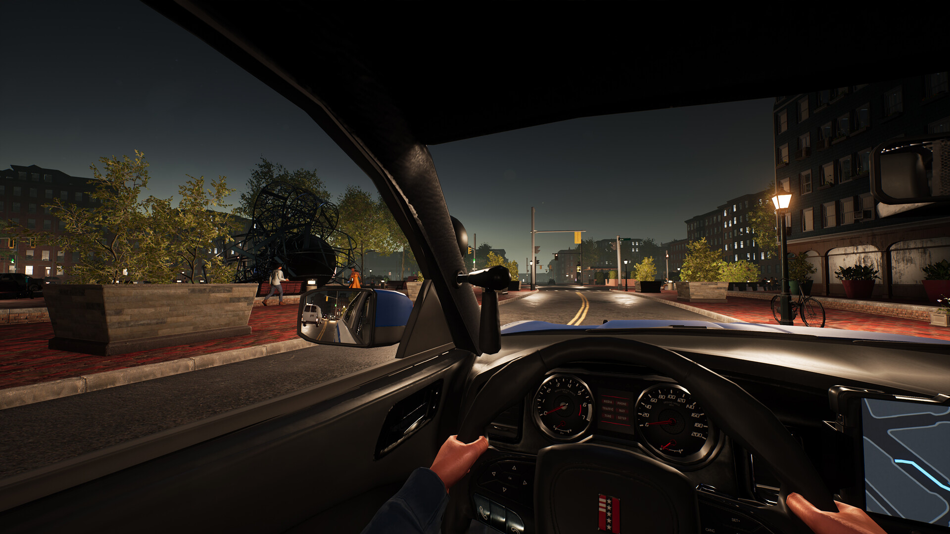 Police Simulator Driving mechanics 