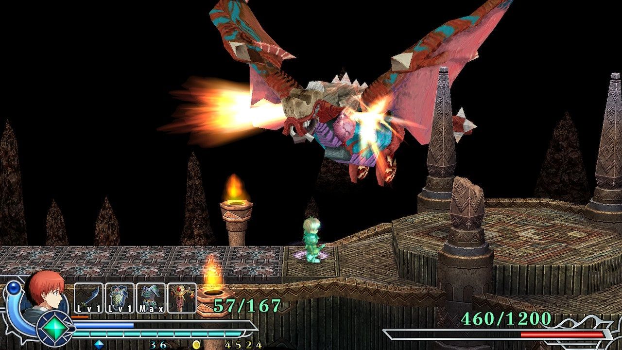 Ys Memoire: The Oath in Felghana boss fight.