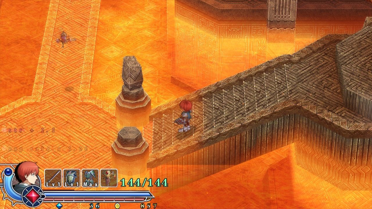 Ys Memoire: The Oath in Felghana lava dungeon.