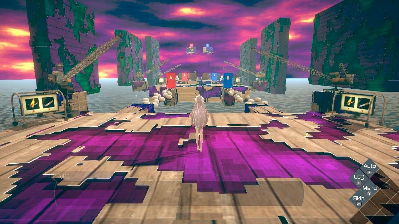 No Sleep For Kaname Date - From AI: THE SOMNIUM FILES screenshot depicting Aiba exploring a Somnium.