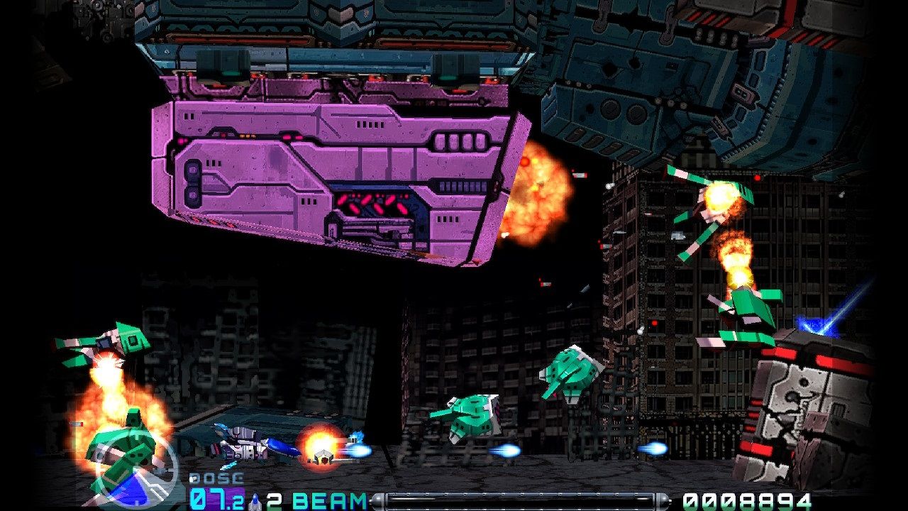 R-Type Delta: HD Boosted drone enemies.