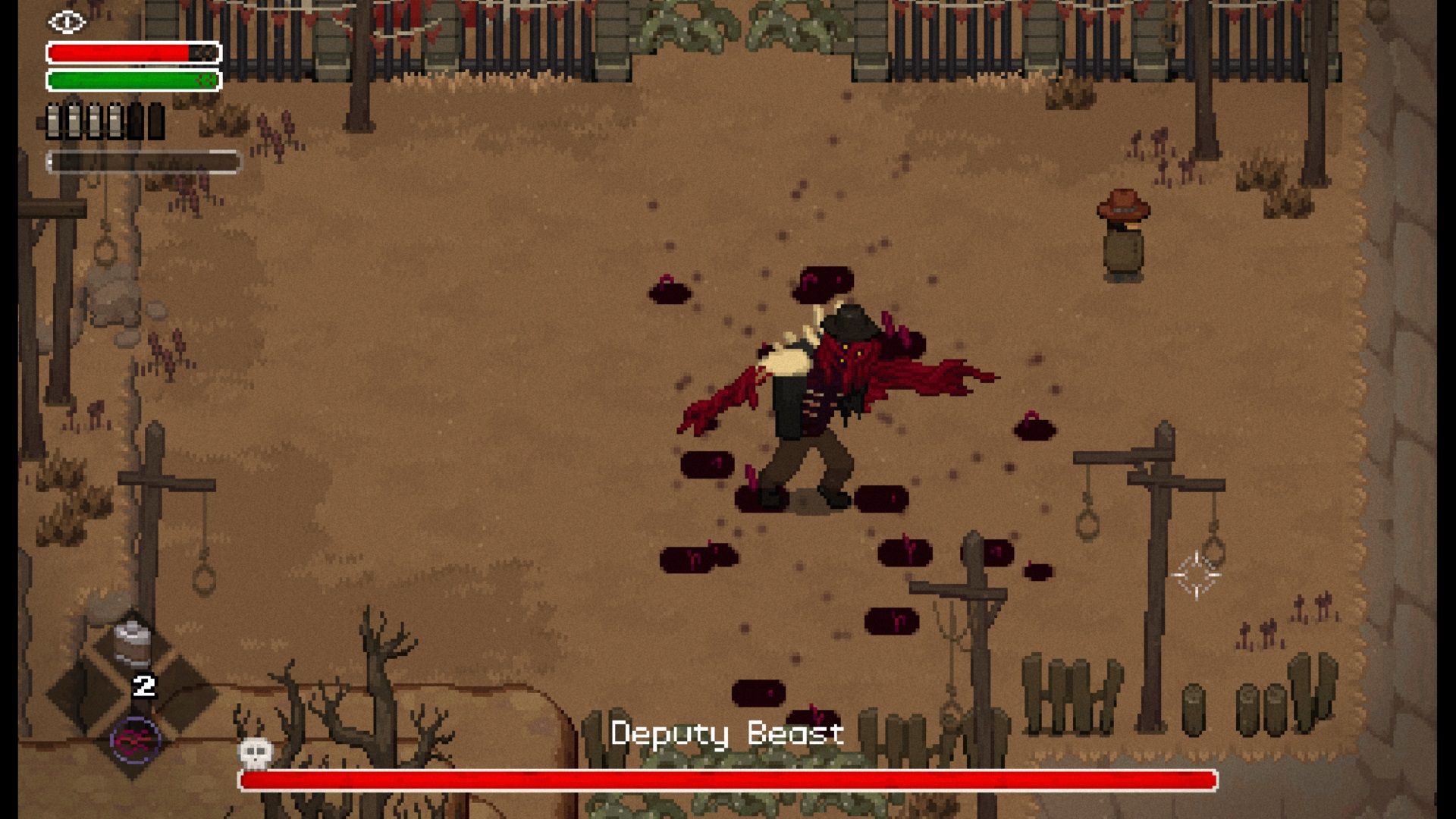 Tombwater Deputy Beast boss screenshot.