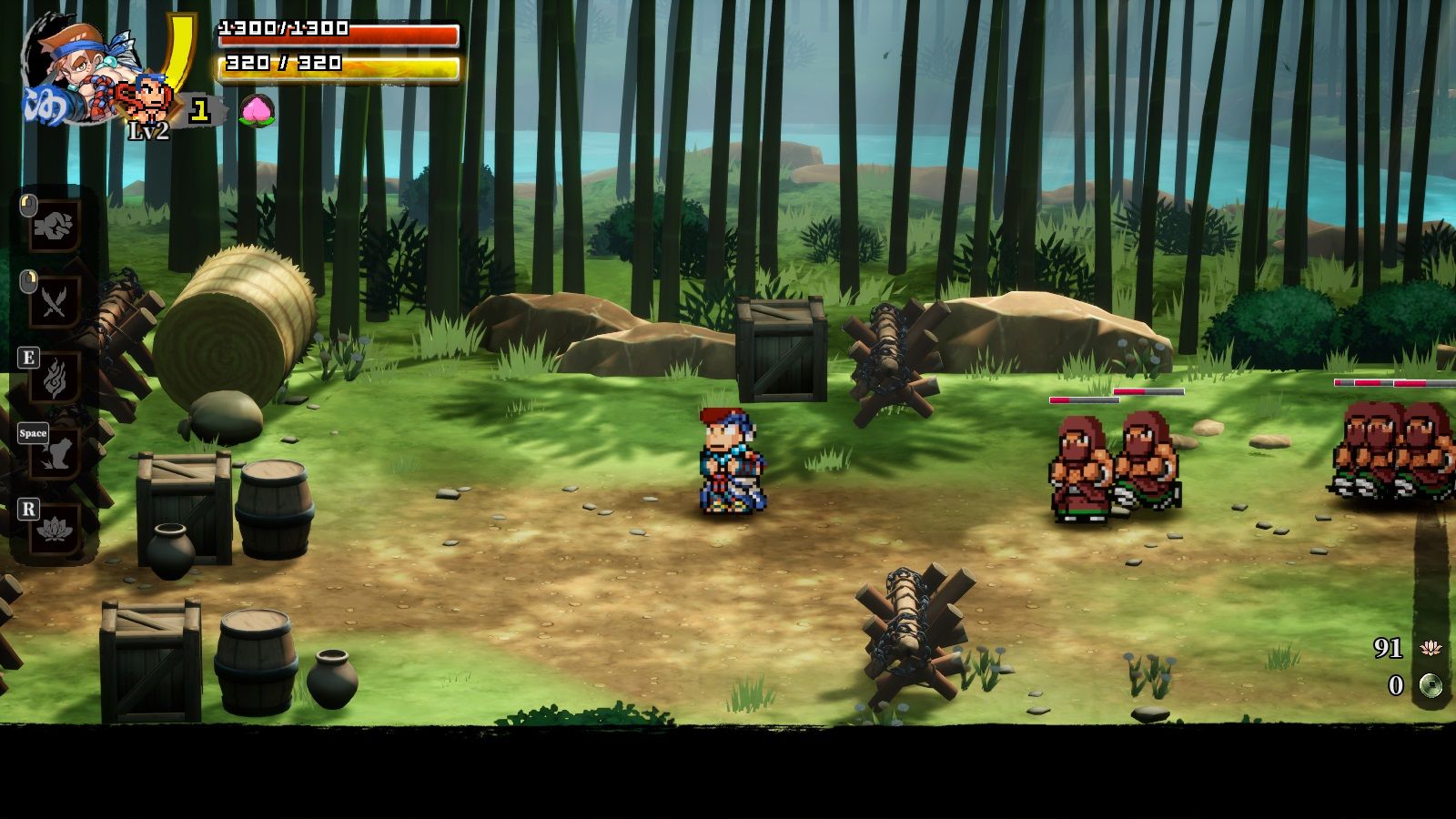 River City Saga: Journey to the West Sha Wujing screenshot.