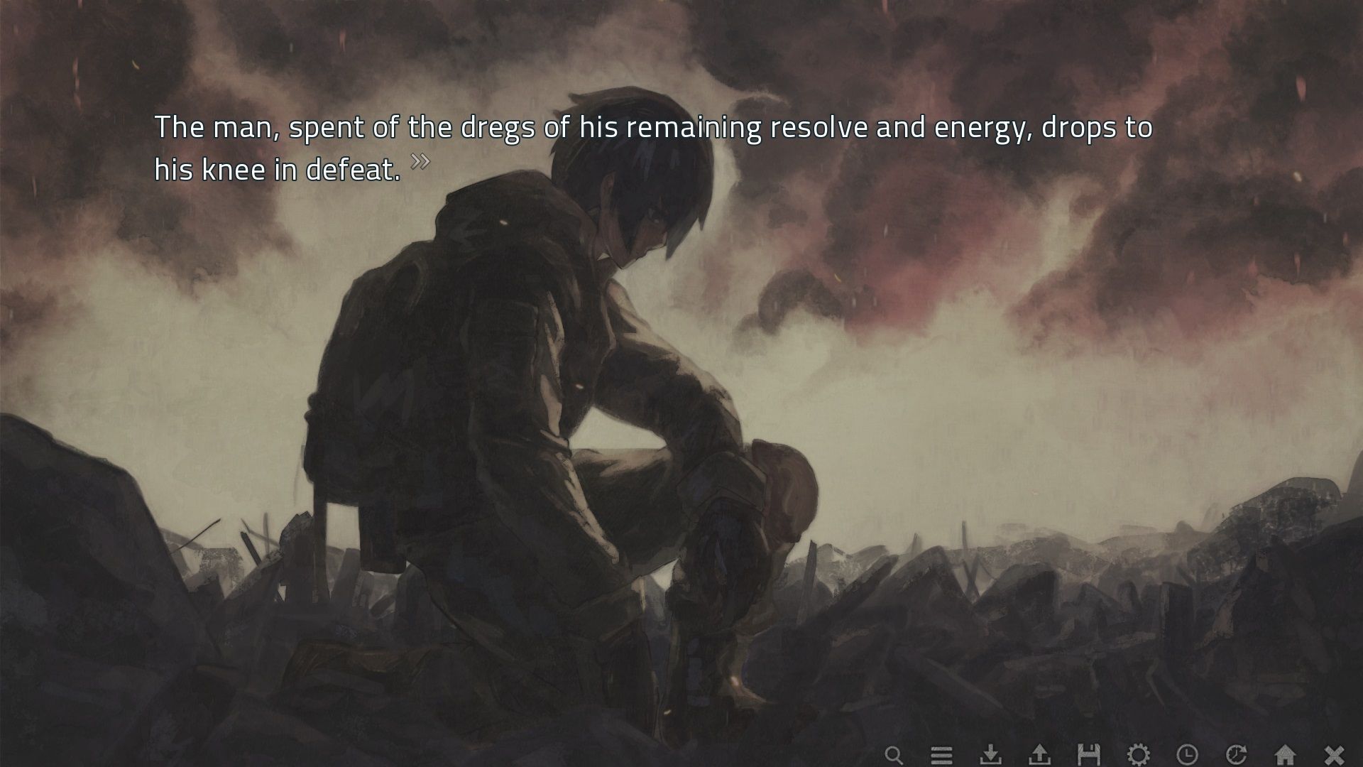 Advent: Dawn screenshot prologue.